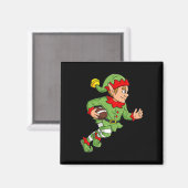 Aimant Football des elfes de Noël Courir en arrière Garço (Recto/Verso)