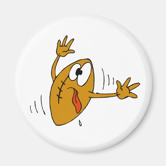 Aimant Football drôle (Devant)