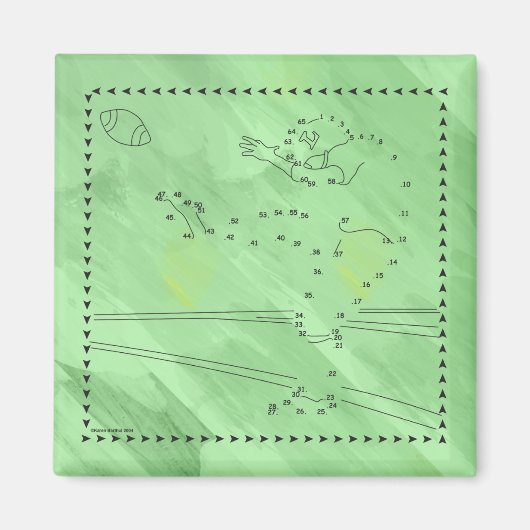 Aimant Football Kicker Connectez Les Points (Devant)