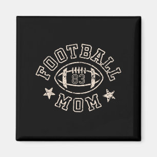 Aimant Football Mom Senior 2025 Jour de Jeu Team Sts Numé