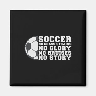 Aimant Football Pas de blessures Pas de gloire Pas de ble