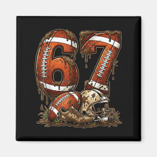Aimant Football Six Seven Drip 67 Mème Drôle 6-7 Football