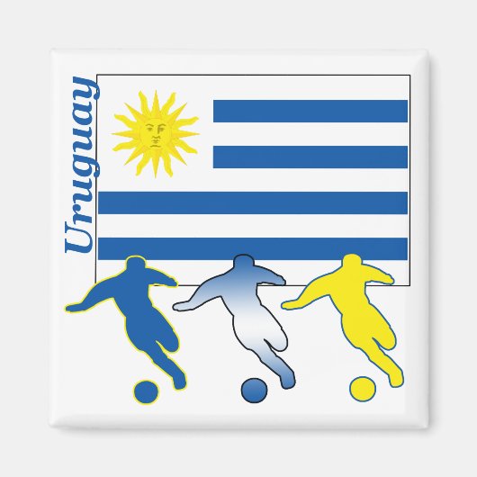Aimant Football Uruguay (Devant)