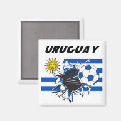 Aimant Football Uruguay (Recto/Verso)