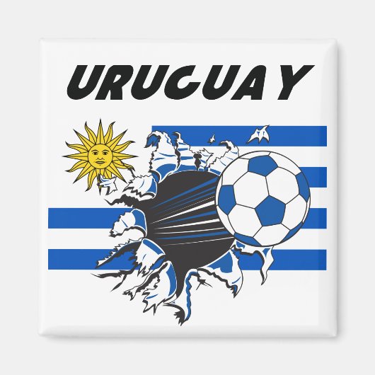 Aimant Football Uruguay (Devant)