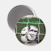 Aimant Football = Vie (Recto/Verso)