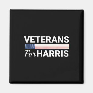 Aimant For Harris 2024 - Militaires Vets Kamala Harris 1
