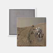 Aimant Forage Mars Curiosity Red Martian Paysage (Recto/Verso)