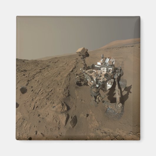 Aimant Forage Mars Curiosity Red Martian Paysage (Devant)