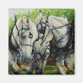 Aimant Force tranquille - Équipe Cheval Percheron (Devant)