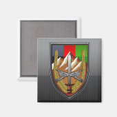 Aimant Forces des États-Unis Afghanistan (Recto/Verso)