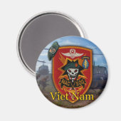 Aimant forces spéciales berets verts macvsog vietnam (Recto/Verso)