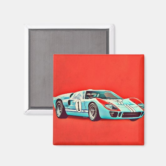 Aimant Ford GT40 (Recto/Verso)