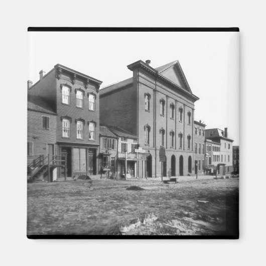 Aimant Ford's Theatre à l'époque de Lincoln. Washington, (Devant)