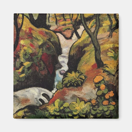 Aimant Forest Brook par August Macke Expressionnisme Vint (Devant)
