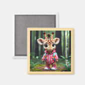 Aimant "Forest Fun with Gerald" (Recto/Verso)