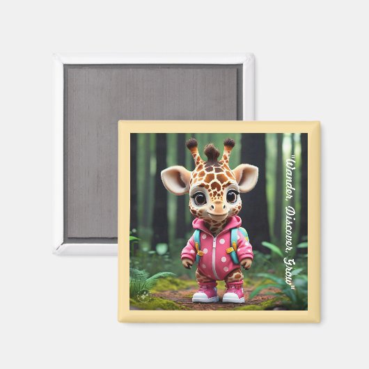 Aimant "Forest Fun with Gerald" (Recto/Verso)