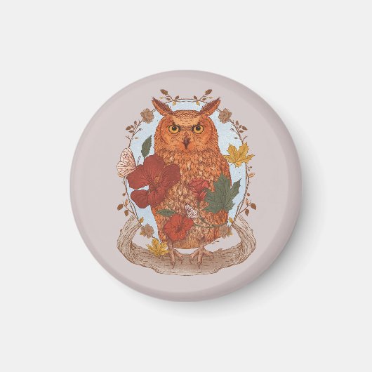 Aimant Forest Owl (Devant)