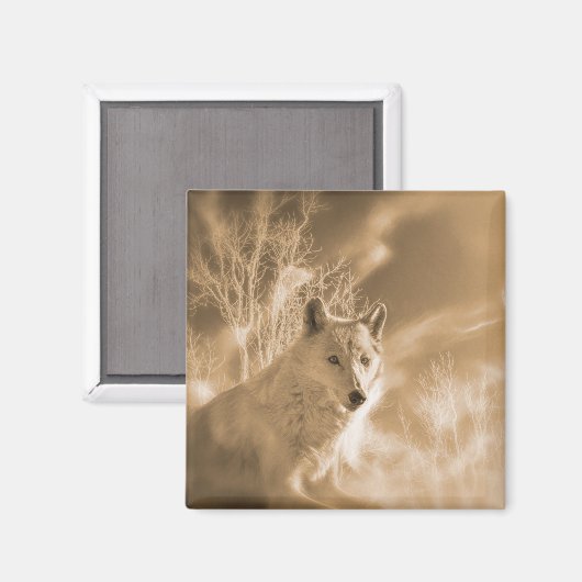 AIMANT FORÊT BLANCHE EN BOIS BLANC (Recto/Verso)