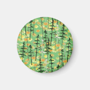 Aimant Forêt d'automne : Beauté naturelle incomparable