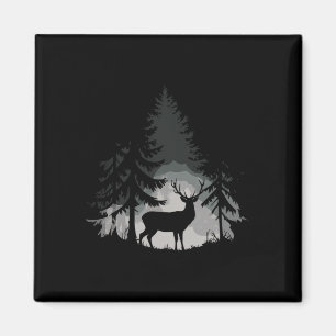 Aimant Forêt de cerfs sauvages faune nature plein air