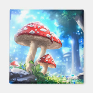 Aimant Forêt de Champignons