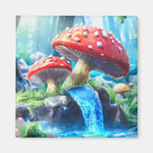 Aimant Forêt de Champignons
