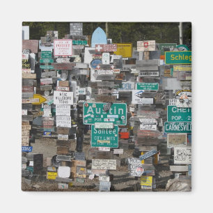 Aimant Forêt de courrier de signe de lac watson