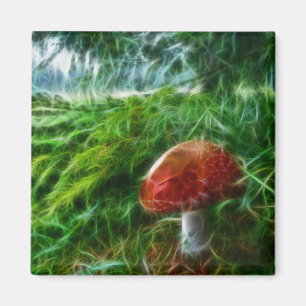 Aimant Forêt de fractale de champignon