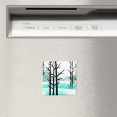 Aimant Forêt d'hiver (In Situ (Lave-vaisselle))