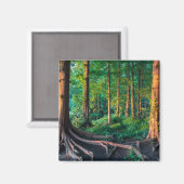 Aimant Forêt en été (Recto/Verso)