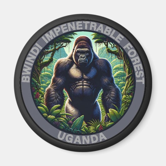 Aimant Forêt impénétrable de Bwindi Ouganda (Devant)