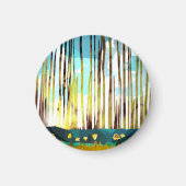 Aimant Forêt matinale (Devant)