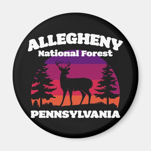 Aimant Forêt nationale d'Allegheny (Devant)