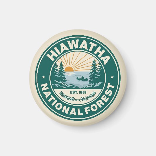 Aimant Forêt nationale de Hiawatha (Devant)