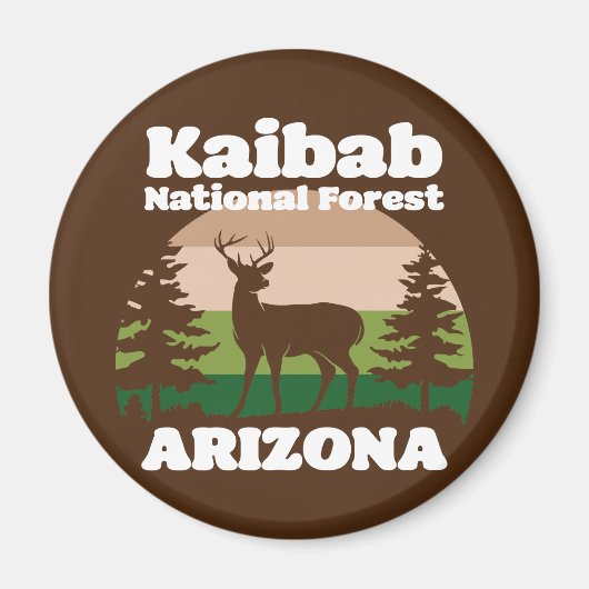 Aimant Forêt nationale de Kaibab Arizona (Devant)