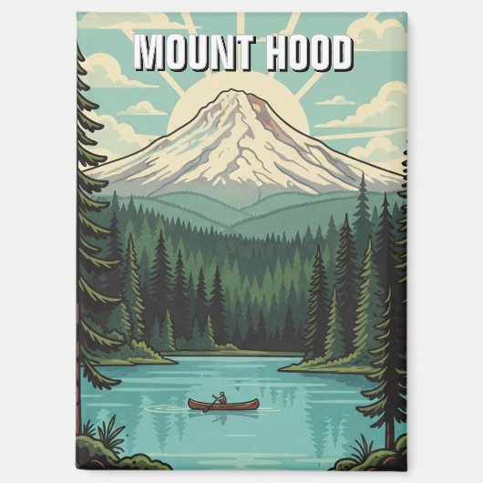 Aimant Forêt nationale de Mount Hood (Oregon) (Recto)