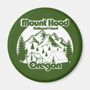 Aimant Forêt nationale de Mount Hood vintage