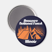 Aimant Forêt nationale de Shawnee (Recto/Verso)