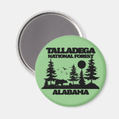Aimant Forêt nationale de Talladega (Recto/Verso)
