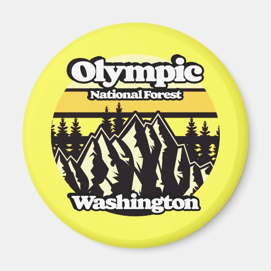 Aimant Forêt nationale olympique, Washington (Devant)