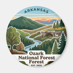 Aimant Forêt nationale Ozark Arkansas