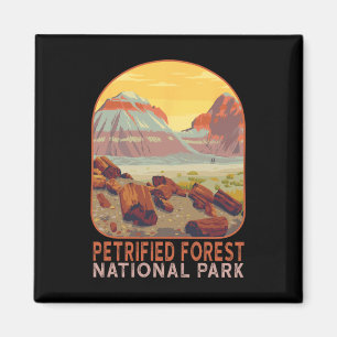 Aimant Forêt pétrifiée Parc national Arizona Montagne Hi