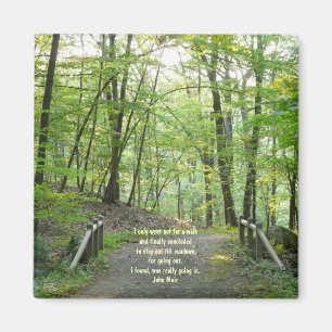 Aimant Forêt Pont-avec la citation