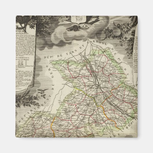 Aimant Forêts, villes, villes (Devant)