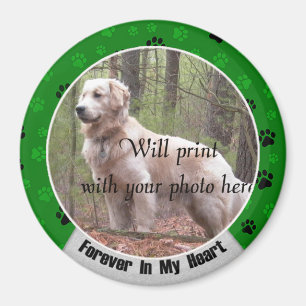 Aimant Forever In My Heart Mémorial aux Chiens ou aux Ch