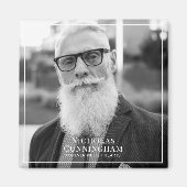 Aimant Forever In Our Hearts Photo Memorial Keepsaké (Devant)