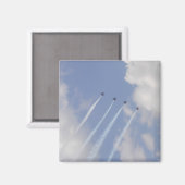 Aimant Formation d'Airshow Military Jet (Recto/Verso)
