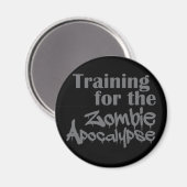 Aimant Formation Pour Zombie Apocalypse Drôle (Recto/Verso)