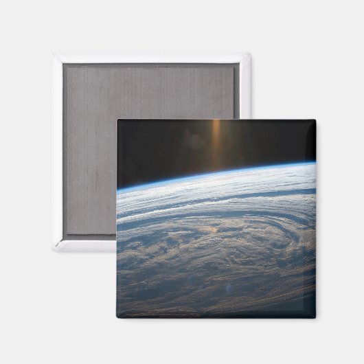 Aimant Formations Nuageuses Dans L'Océan Indien Sud. (Recto/Verso)